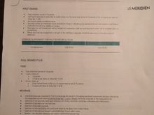 Price List B -  page 1  (NOT using elite breakfast option)