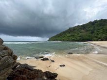 Semi-private beach