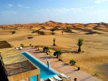 moroccan oasis in Merzouga 