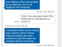 Chat with United MileagePlus customer service #3