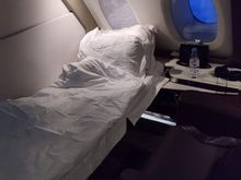 Singapore Airlines Seat and Bed