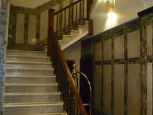 Stairs to first floor [Spring Restaurant]