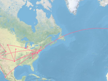 ..and the Map...was mainly finishing visiting 50 states..only Hawaii left next Feb