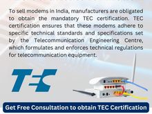 Get TEC Certificate for Modem in India