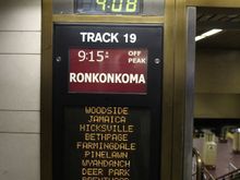 Or at the boards at the entry to each track