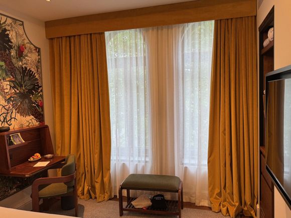 desk and window
