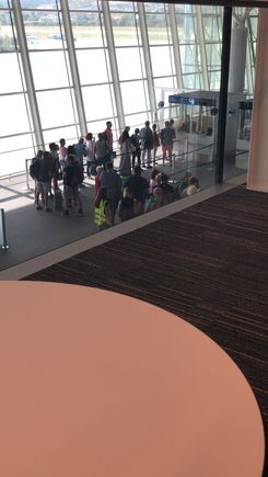 Passport queue 