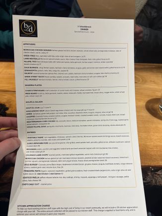BoLD Menu