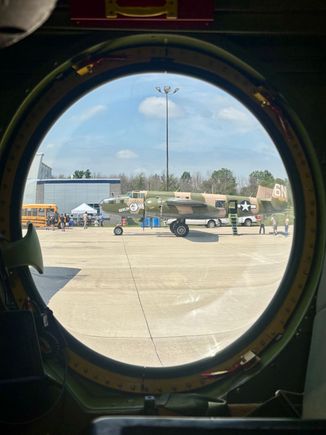Parked up next to the EAA North American B25 Mitchell
