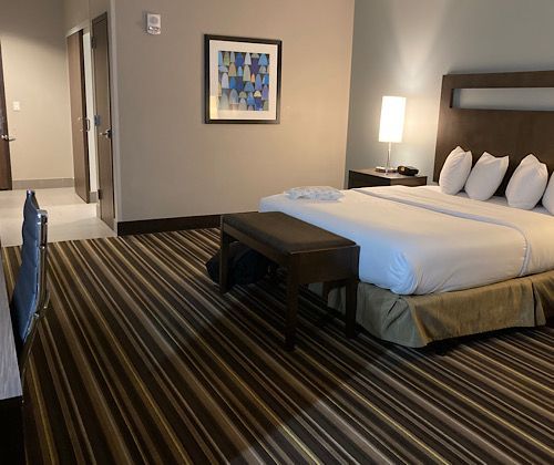 King room on 5th floor. 