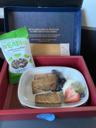 Banana bread box … diabetes in a box courtesy of Delta


