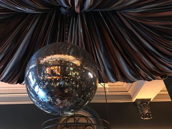 The infamous disco ball (starts spining at nightfall)
