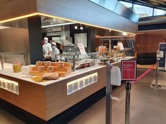 Kitchen inside SEN lounge section