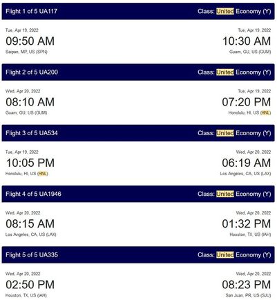 Craziest US-domestic route I could come up with