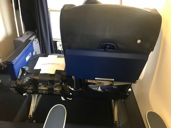 While on the discussion of the state of some of these, this was row 12 of the flight I was on last week. Fair to say she’s seen better days. 