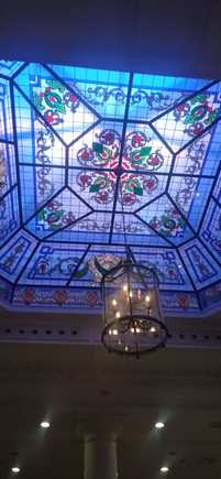 Beautiful stain glassed dome