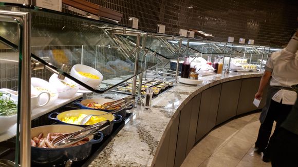 Buffet area.