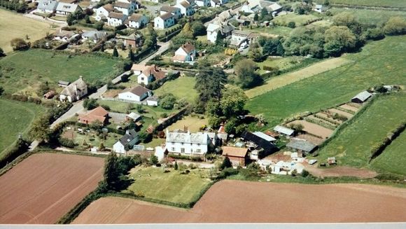 Old aerial  photo of the house