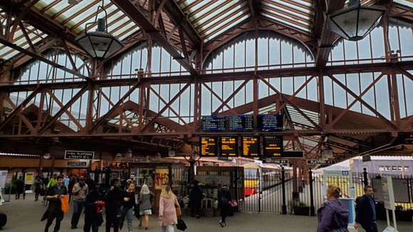 The restored Moor Street station in Birmingham is beautiful.