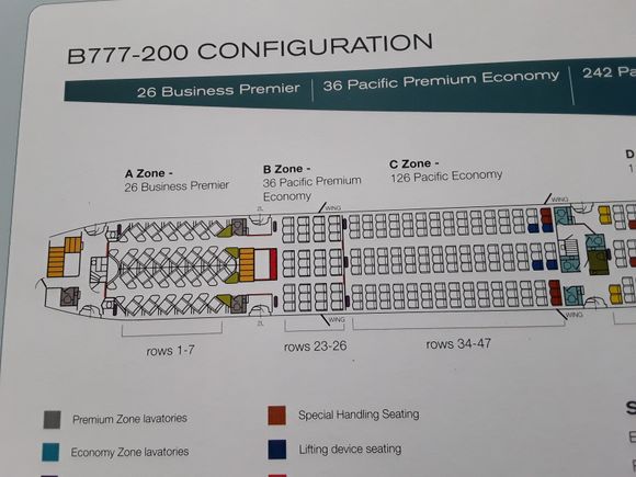 Air new zealand 3x3x3 premium economy increased to 4 rows
