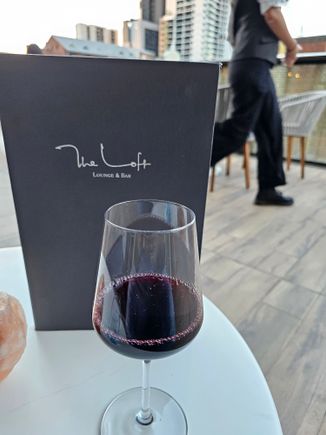 Loft Bar welcome drink