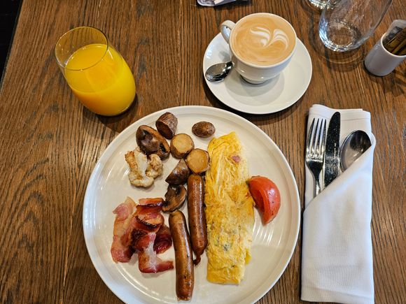 Breakfast buffet