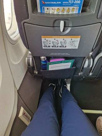 So much space I can stretch my legs