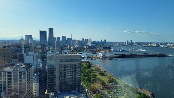 View towards minatomirai from the marine tower