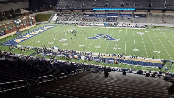 This is from Row 1 of the Club seats. There's about 520 seats on three rows but there may have been 60