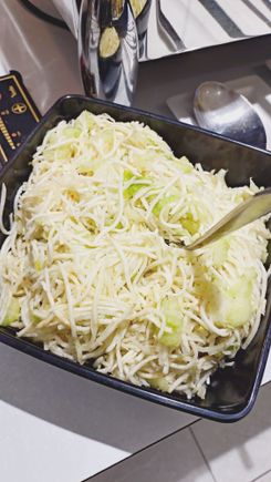 Celery and apple coleslaw 