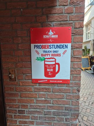 Eaely bird beer but was not open yet