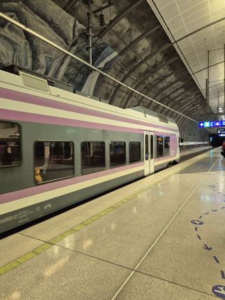 I took the next I train towards Helsinki and went off at Pasila