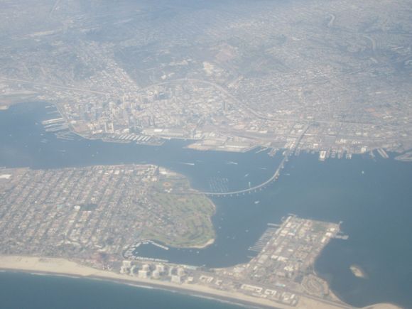 Coronado, San Diego and the San Diego-Coronado Bay Bridge
