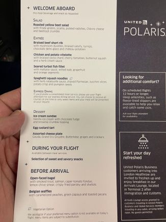 Whole menu