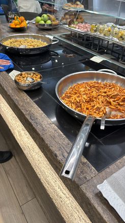 Scalding pasta