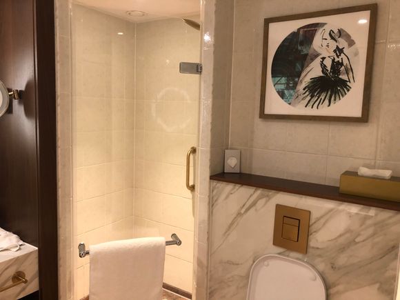 Bathroom with separate shower