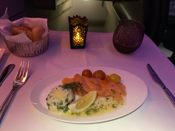 Salmon starter