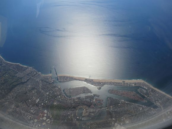 Landfall over Newport Beach