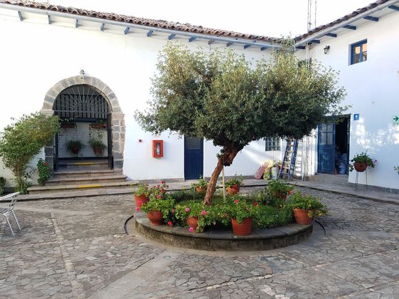 Cute inner courtyard at the place we stayed in on our first night in Cusco