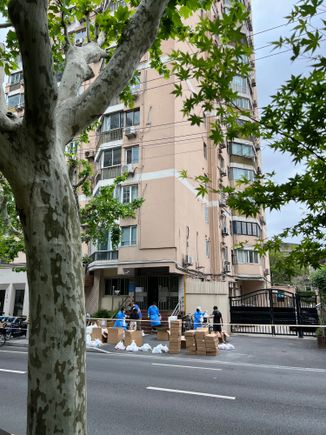 Government food rations being delivered.