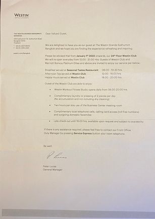 bonvoy elite letter