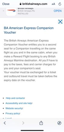 It says I can use it when I book a reward flight