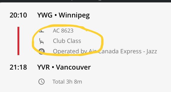 it’s ALL club class now in the flight pass app