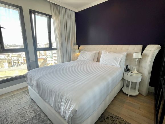 Queen bed minifridge