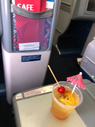 Enjoyed pre departure mai tais as always! 