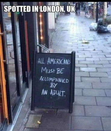 We are an embarrassment to the pioneers that built thins country.