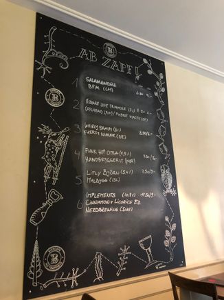 Salad menu