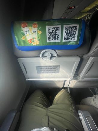 Leg room remains unchanged :)