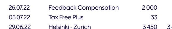 I was offered points or 30€ voucher. 