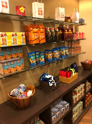 Gift shop selection